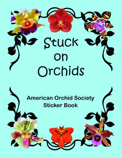 Picture of Stuck on Orchids Sticker Book - Bulk 65
